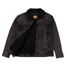 Load image into Gallery viewer, Harlem Rose Denim Sherpa Jacket