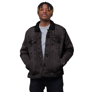 Harlem Rose Denim Sherpa Jacket