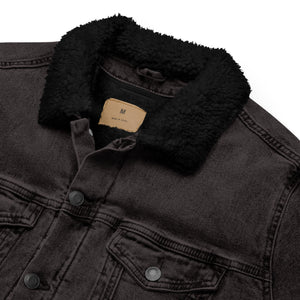 Harlem Rose Denim Sherpa Jacket