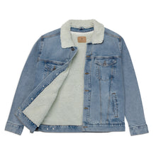 Load image into Gallery viewer, Harlem Rose Denim Sherpa Jacket