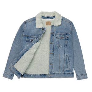 Harlem Rose Denim Sherpa Jacket