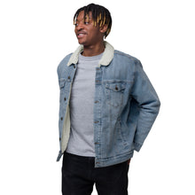 Load image into Gallery viewer, Harlem Rose Denim Sherpa Jacket