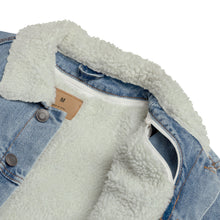 Load image into Gallery viewer, Harlem Rose Denim Sherpa Jacket