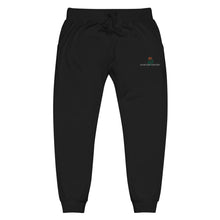 Load image into Gallery viewer, Harlem Rose Embroidered Fleece Sweatpants