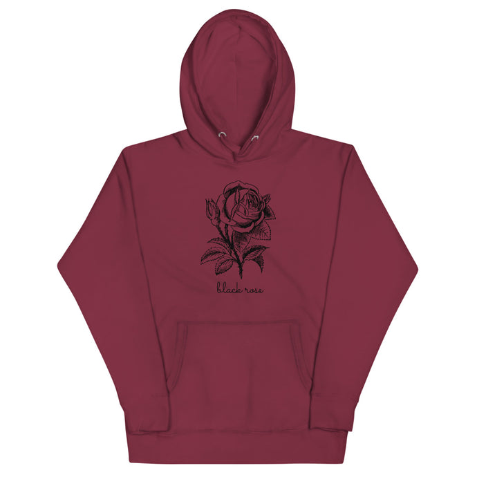 Black Rose Premium Unisex Hoodie