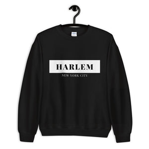 Harlem NYC Sweatshirt (Black & Red)