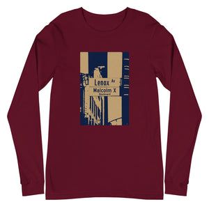 Lenox Ave/Malcolm X Blvd Long Sleeve Tee