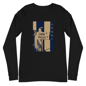 Lenox Ave/Malcolm X Blvd Long Sleeve Tee