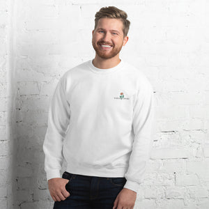 Harlem Theory Embroidered Sweatshirt (White)