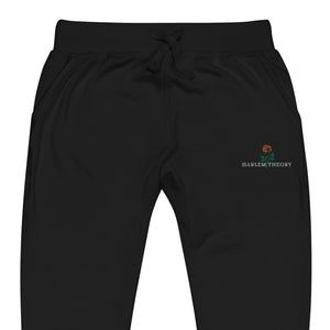 Harlem Rose Embroidered Fleece Sweatpants