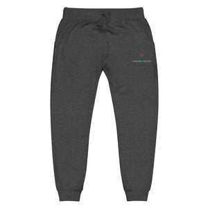 Harlem Rose Embroidered Fleece Sweatpants