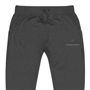 Harlem Rose Embroidered Fleece Sweatpants