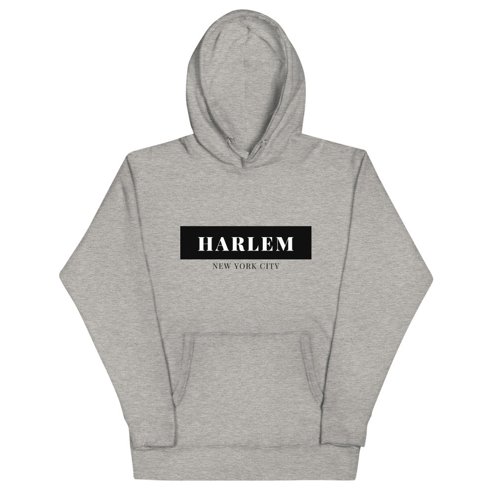 Harlem NYC Hoodie (White & Grey)