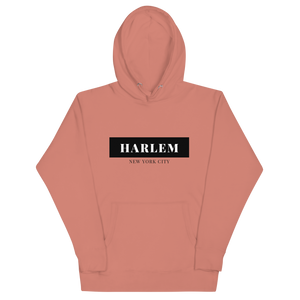 Harlem NYC Hoodie (White & Grey)