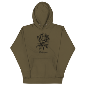 Black Rose Premium Unisex Hoodie