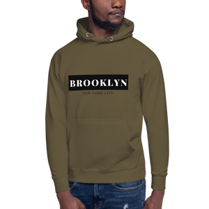 Brooklyn NYC Hoodie (White & Grey)