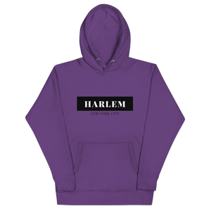 Harlem NYC Hoodie (White & Grey)