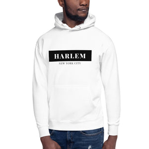 Harlem NYC Hoodie (White & Grey)