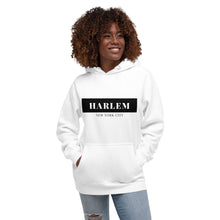 Load image into Gallery viewer, Harlem NYC Hoodie (White &amp; Grey)